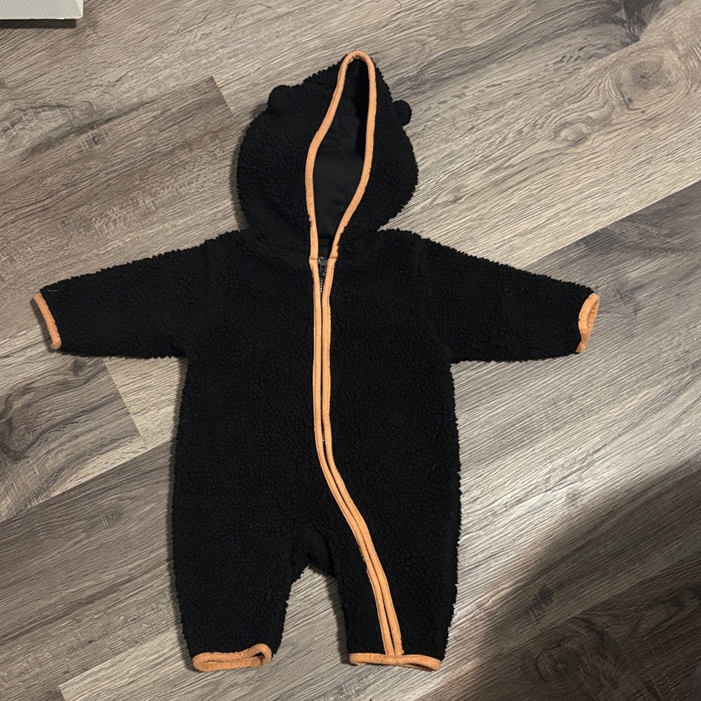 Teddy Bear Sherpa Bunting Suit